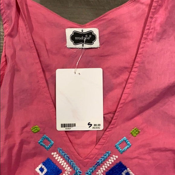 Pink Mudpie dress with Aztec design - Picture 2 of 3